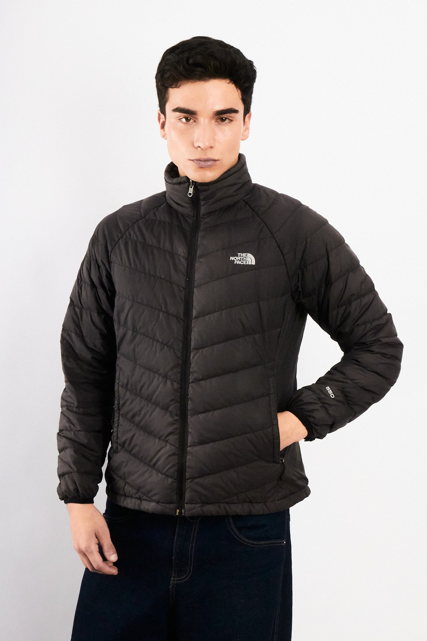 2000 Vintage North Face 550 Goose Down Puffer Jacket (M)