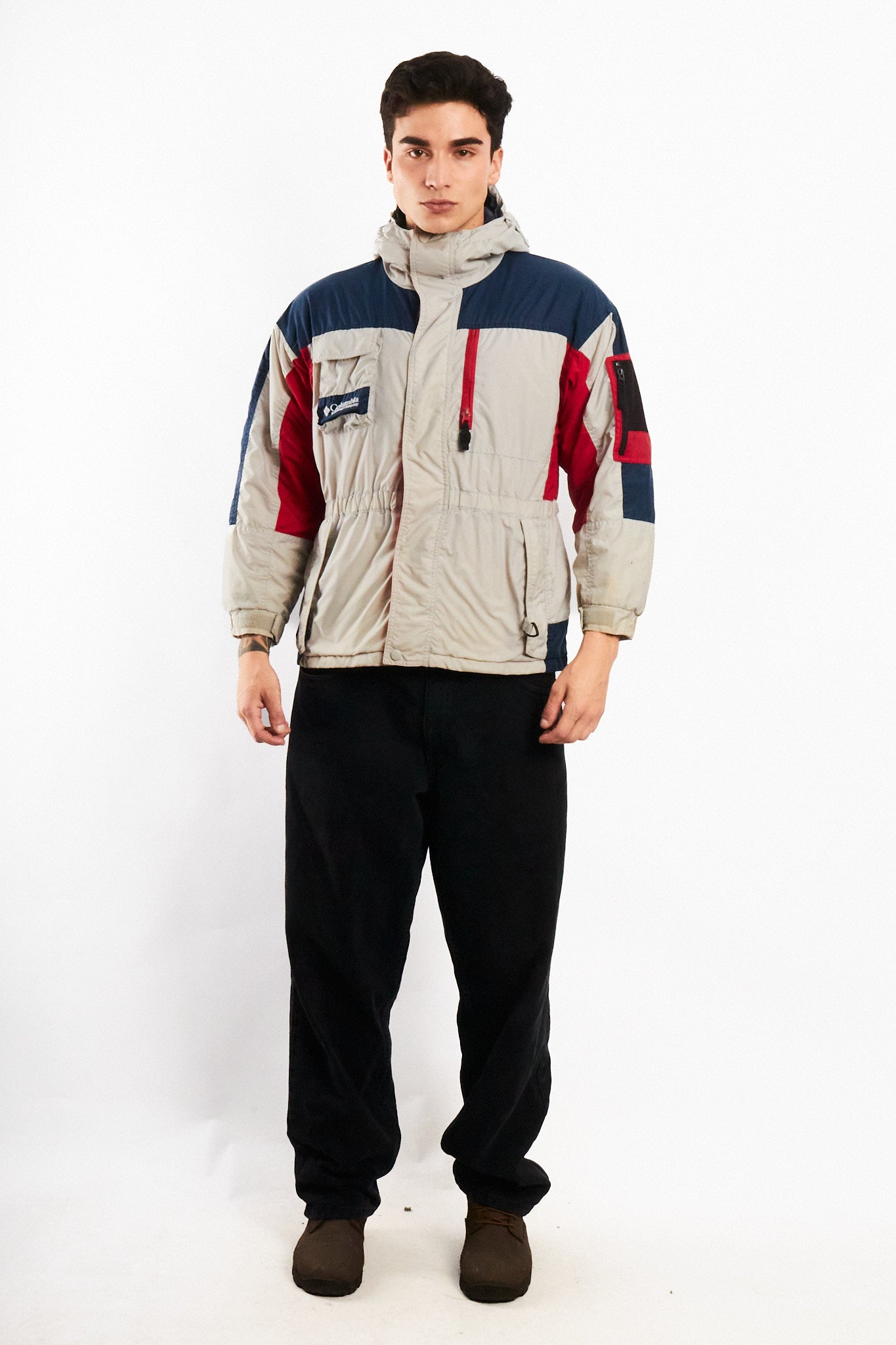 2000 Vintage Columbia Colorblock Padded Jacket (S/M)