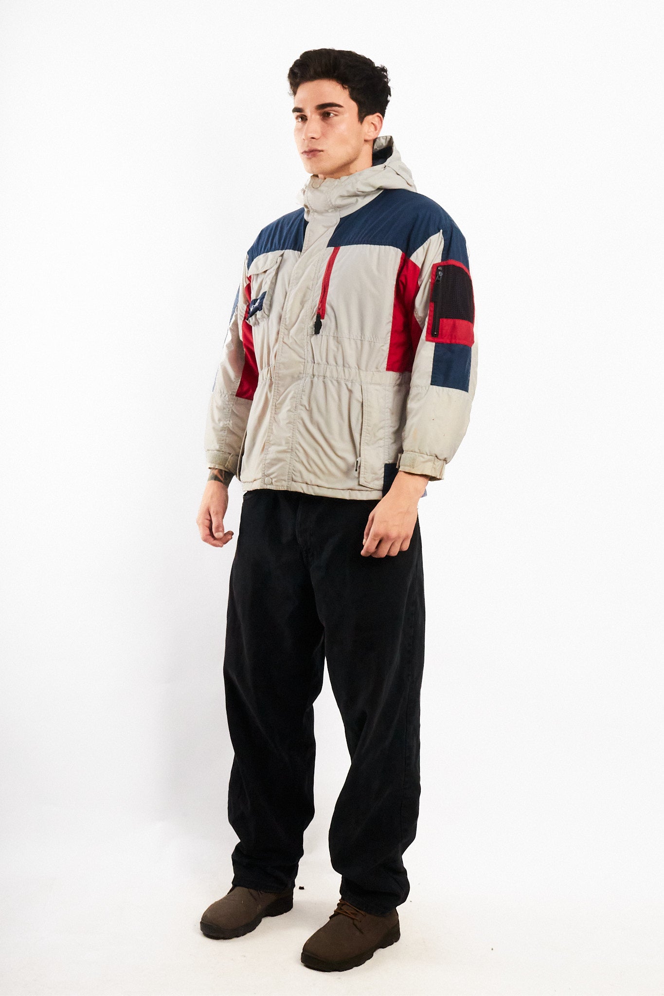 2000 Vintage Columbia Colorblock Padded Jacket (S/M)
