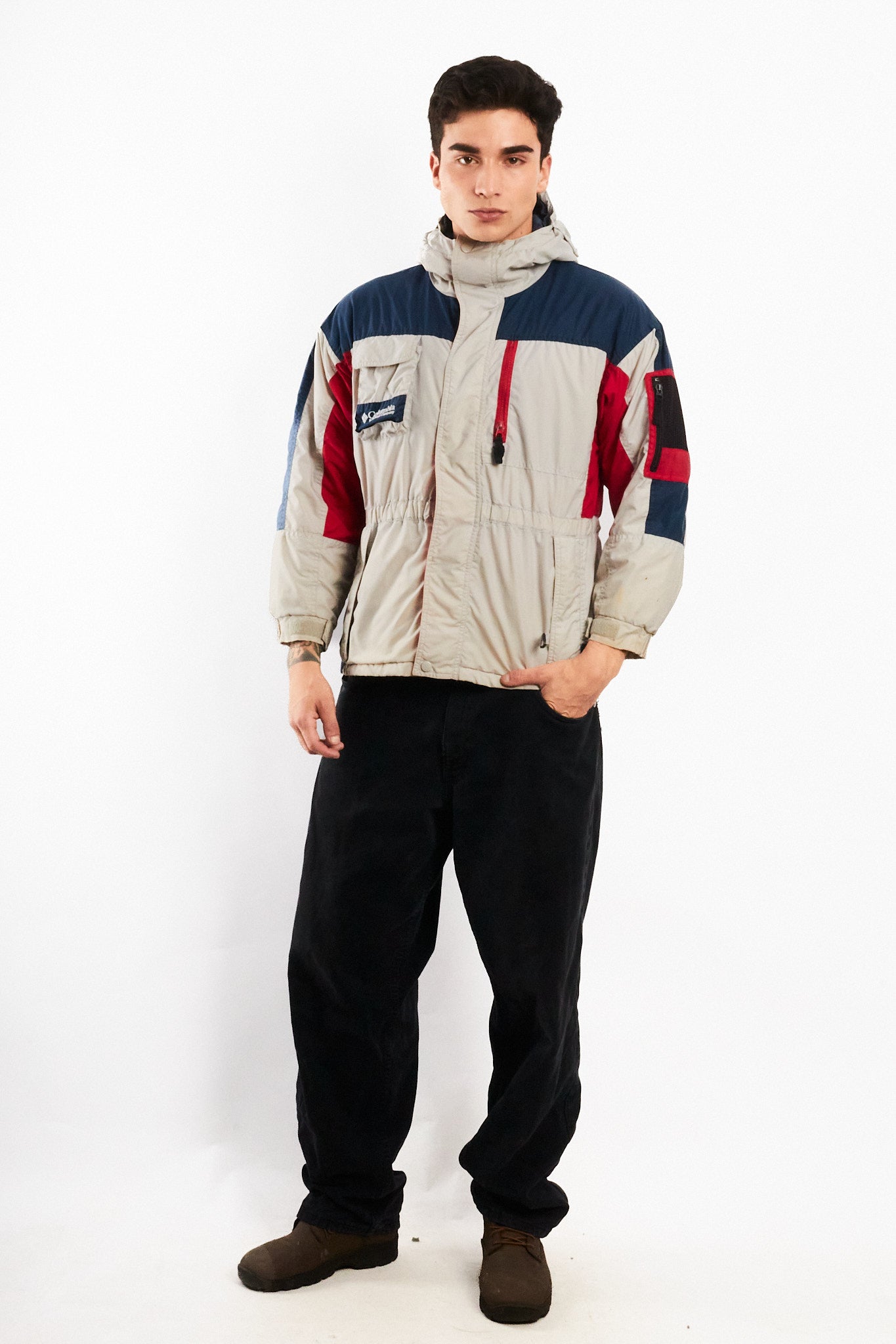 2000 Vintage Columbia Colorblock Padded Jacket (S/M)