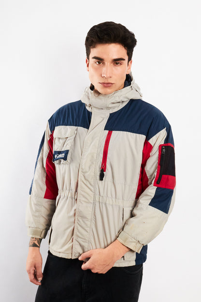 2000 Vintage Columbia Colorblock Padded Jacket (S/M)