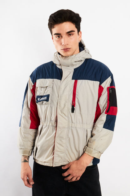 2000 Vintage Columbia Colorblock Padded Jacket (S/M)