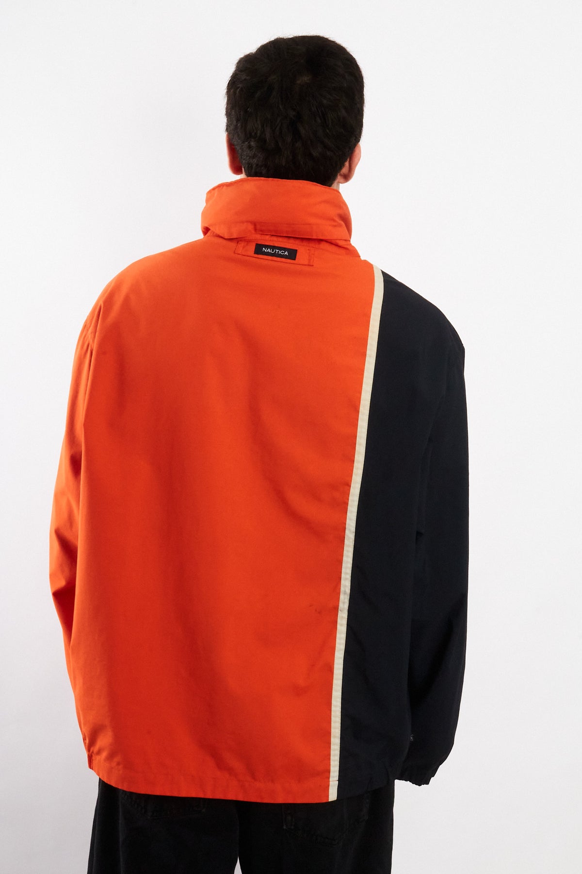 2000 Vintage Nautica Impermeable Colorblock NS-83 Reversible Jacket (L/XL)
