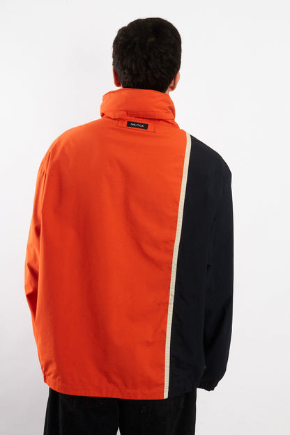 2000 Vintage Nautica Impermeable Colorblock NS-83 Reversible Jacket (L/XL)
