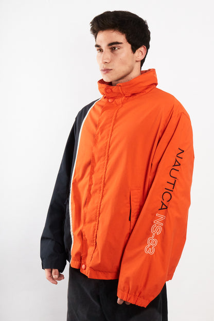 2000 Vintage Nautica Impermeable Colorblock NS-83 Reversible Jacket (L/XL)