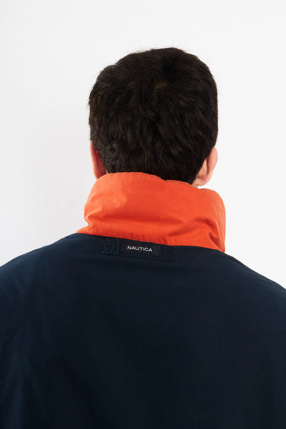2000 Vintage Nautica Impermeable Colorblock NS-83 Reversible Jacket (L/XL)