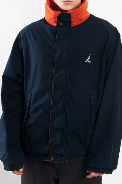 2000 Vintage Nautica Impermeable Colorblock NS-83 Reversible Jacket (L/XL)