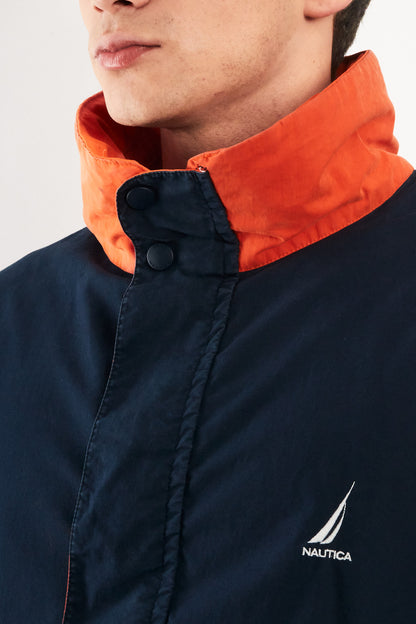 2000 Vintage Nautica Impermeable Colorblock NS-83 Reversible Jacket (L/XL)