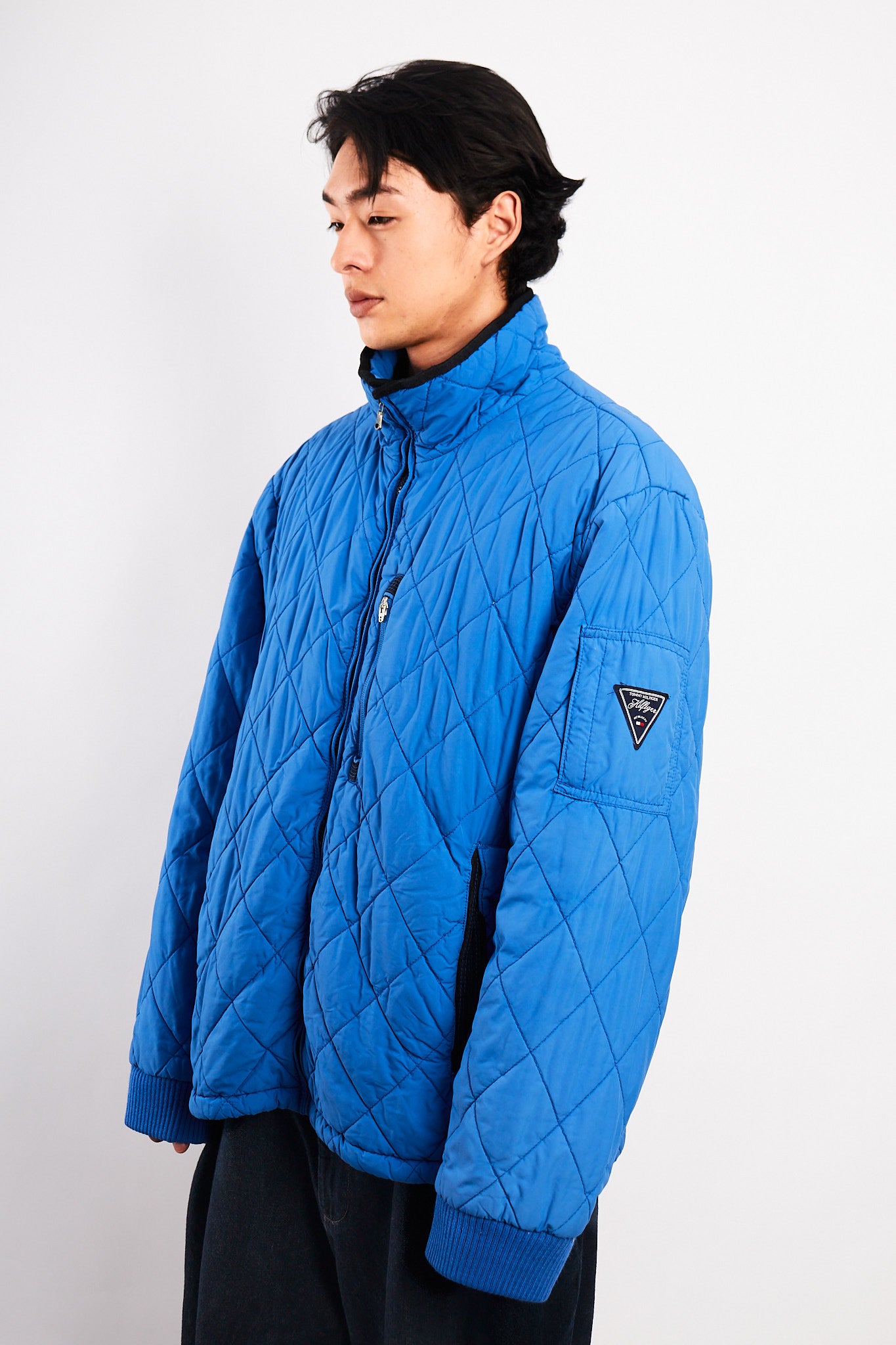2000 Vintage Tommy Hilfiger Royal Blue Puffer Jacket(L/XL)
