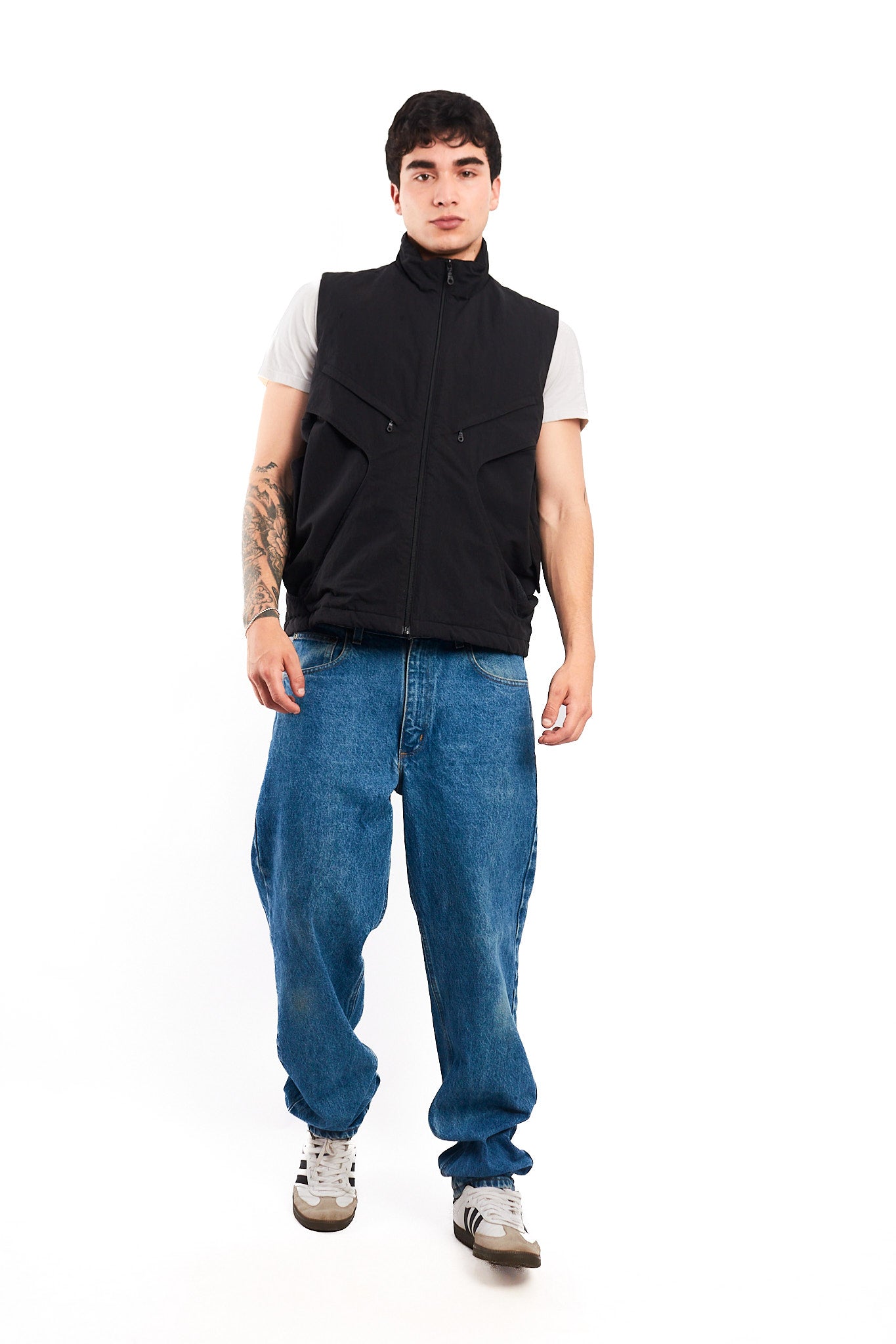 2023 Adidas Black Puffer Vest (M)