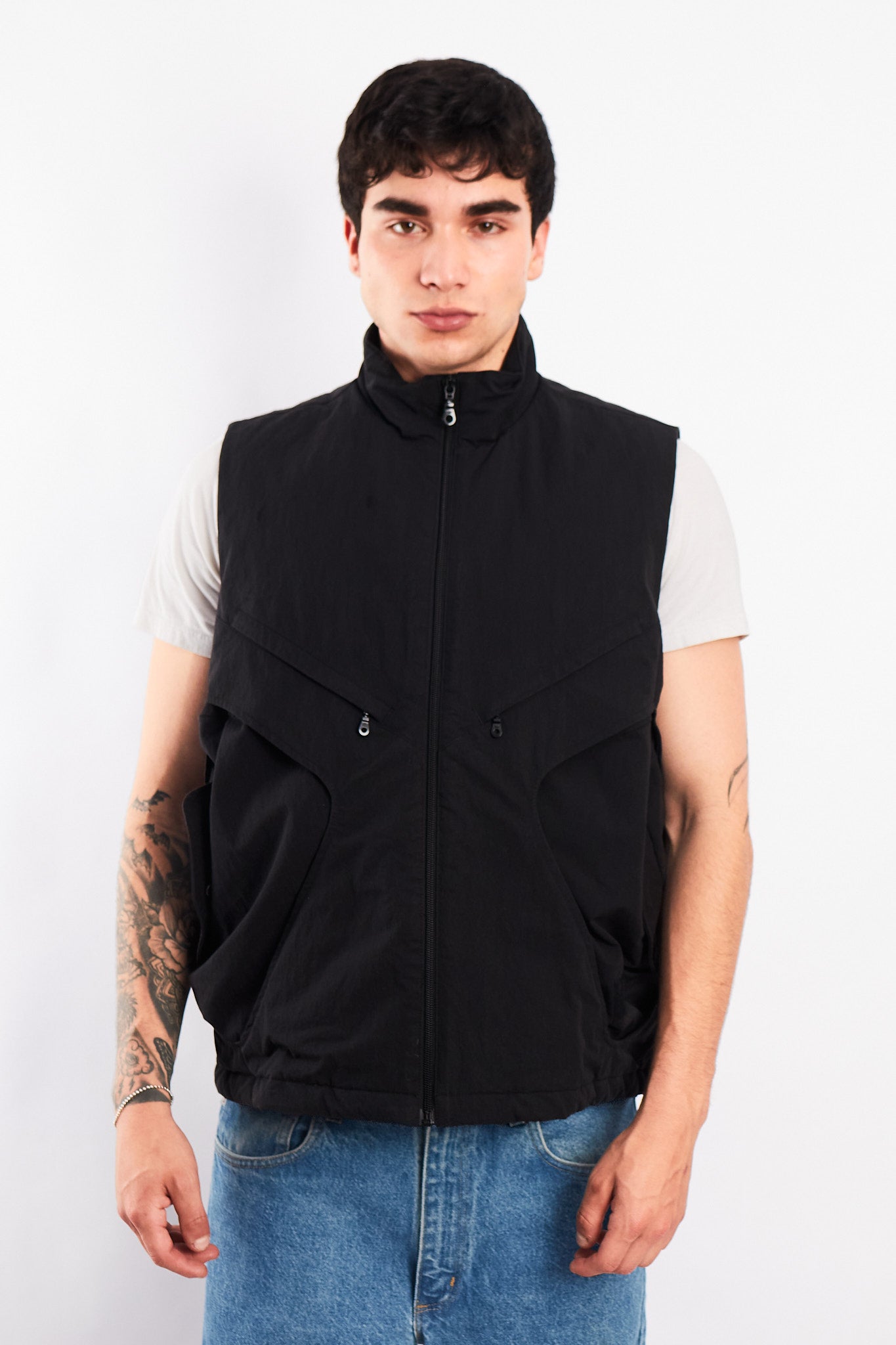 2023 Adidas Black Puffer Vest (M)