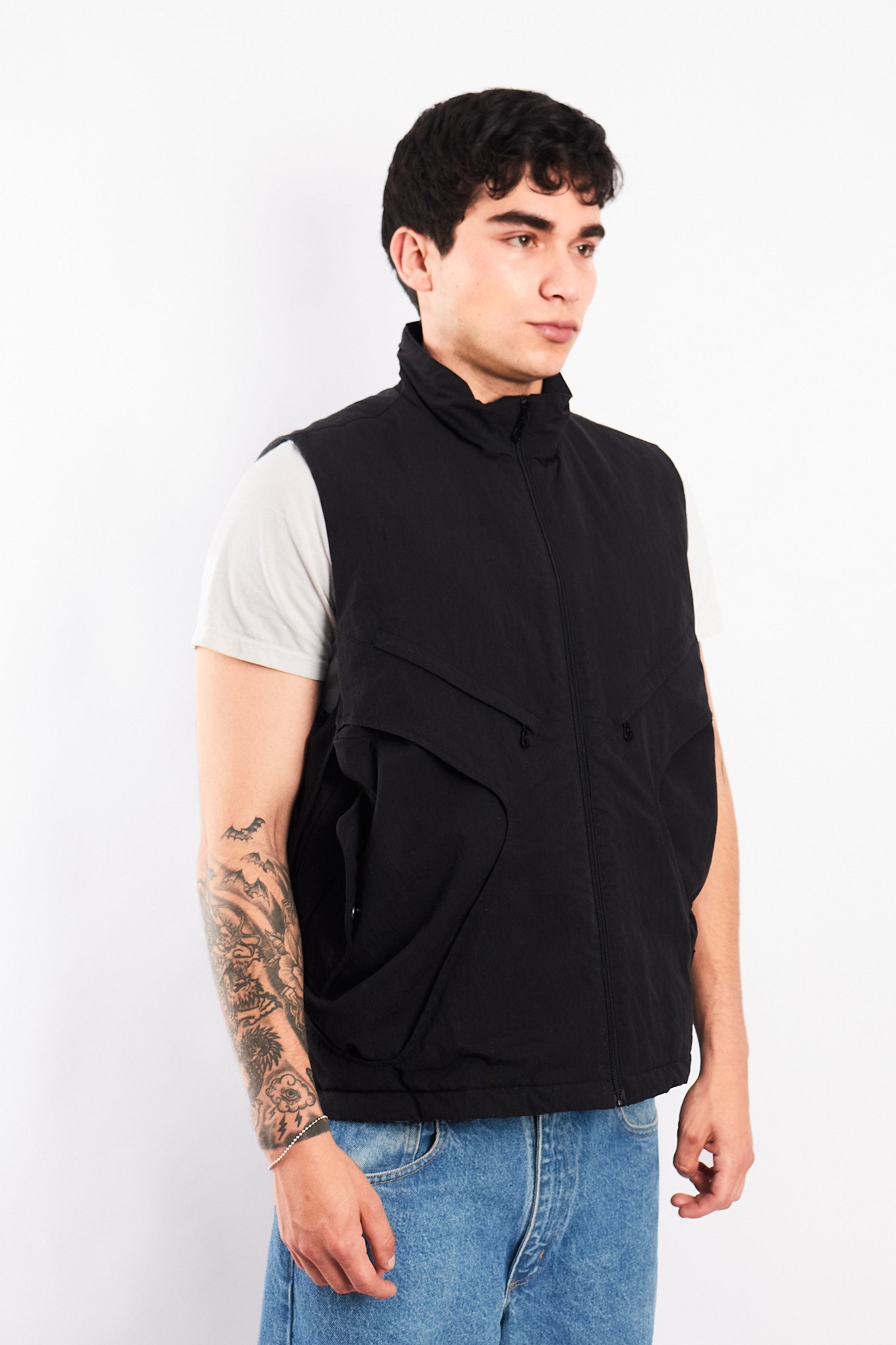 2023 Adidas Black Puffer Vest (M)