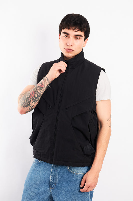 2023 Adidas Black Puffer Vest (M)