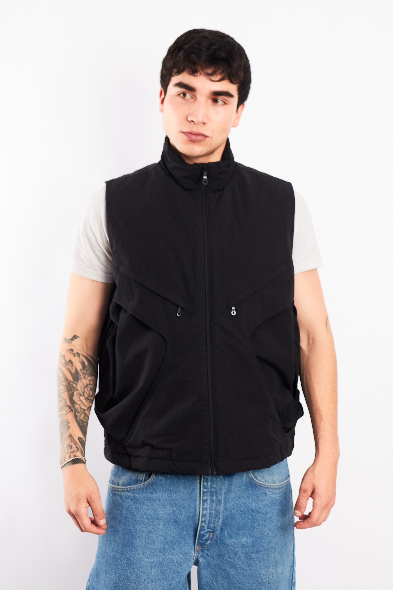 2023 Adidas Black Puffer Vest (M)