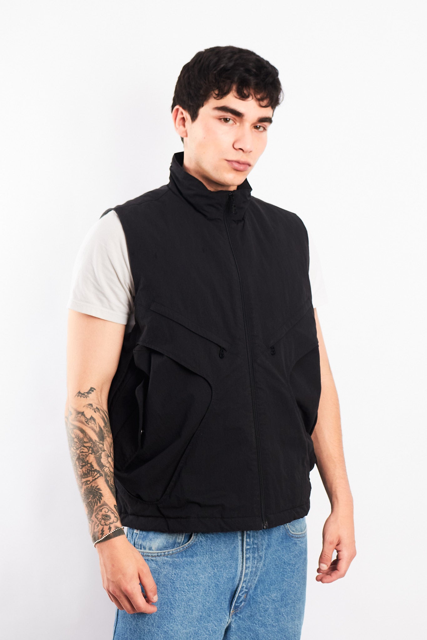 2023 Adidas Black Puffer Vest (M)