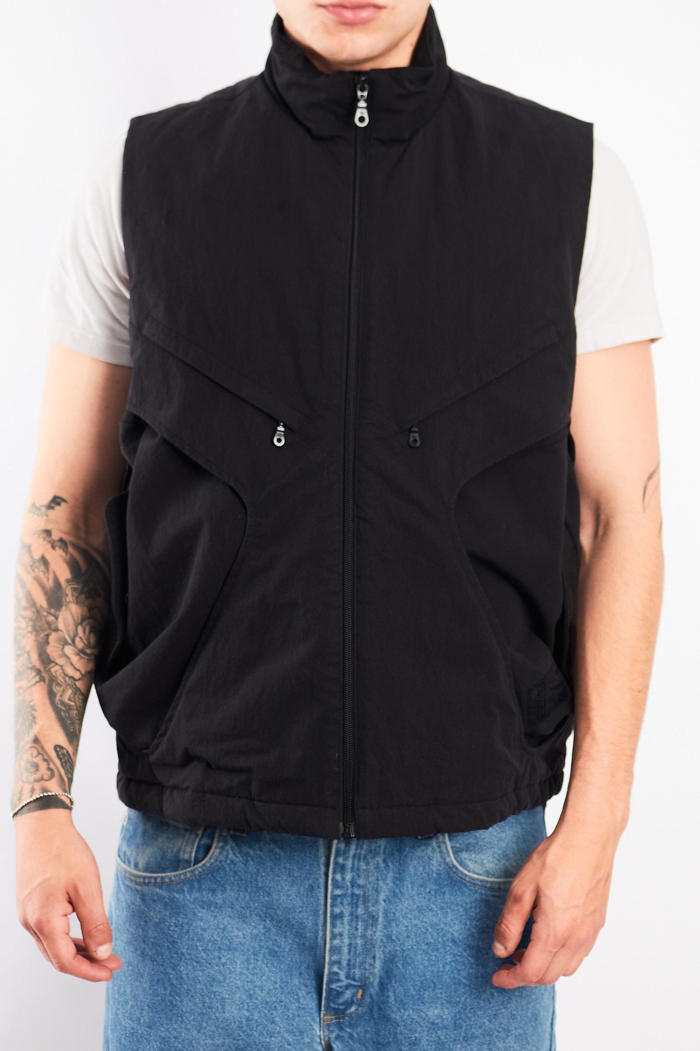 2023 Adidas Black Puffer Vest (M)