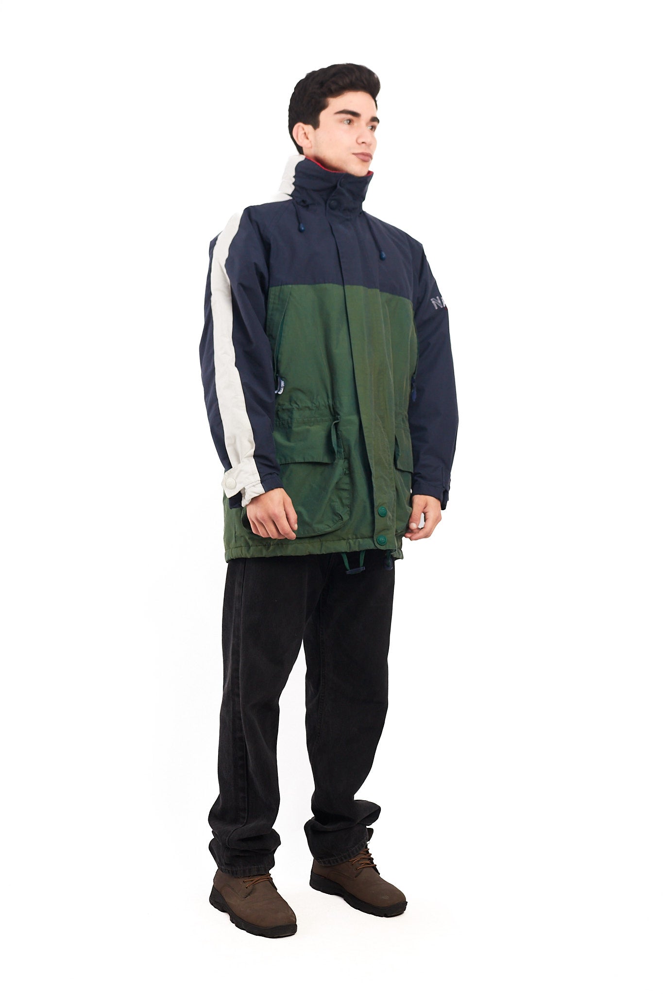 1990 Vintage Nautica Navigation Cargo Parka Jacket (L/XL)