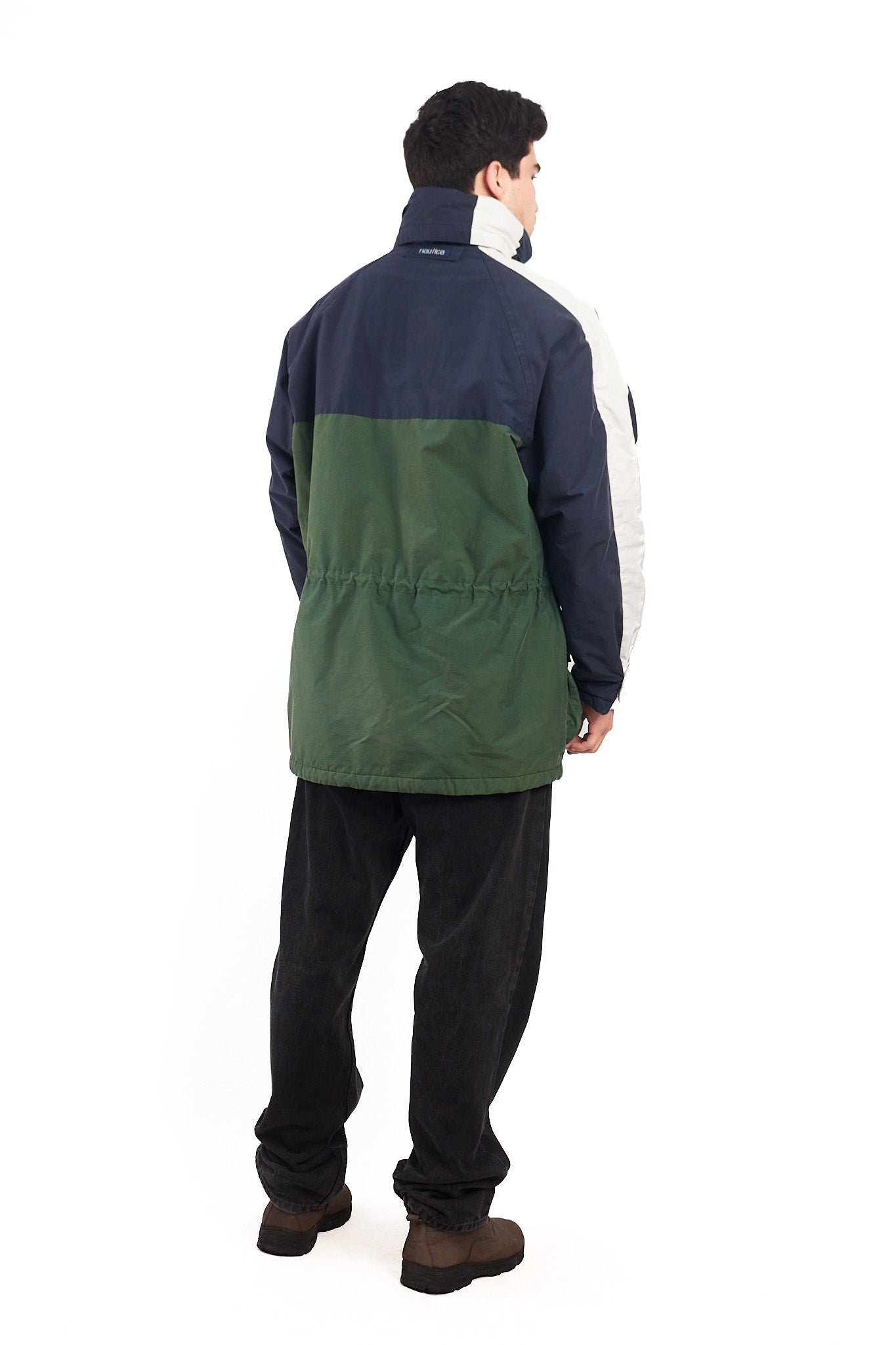 1990 Vintage Nautica Navigation Cargo Parka Jacket (L/XL)