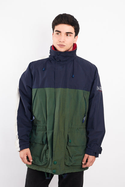 1990 Vintage Nautica Navigation Cargo Parka Jacket (L/XL)