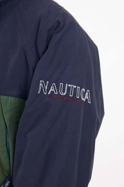 1990 Vintage Nautica Navigation Cargo Parka Jacket (L/XL)