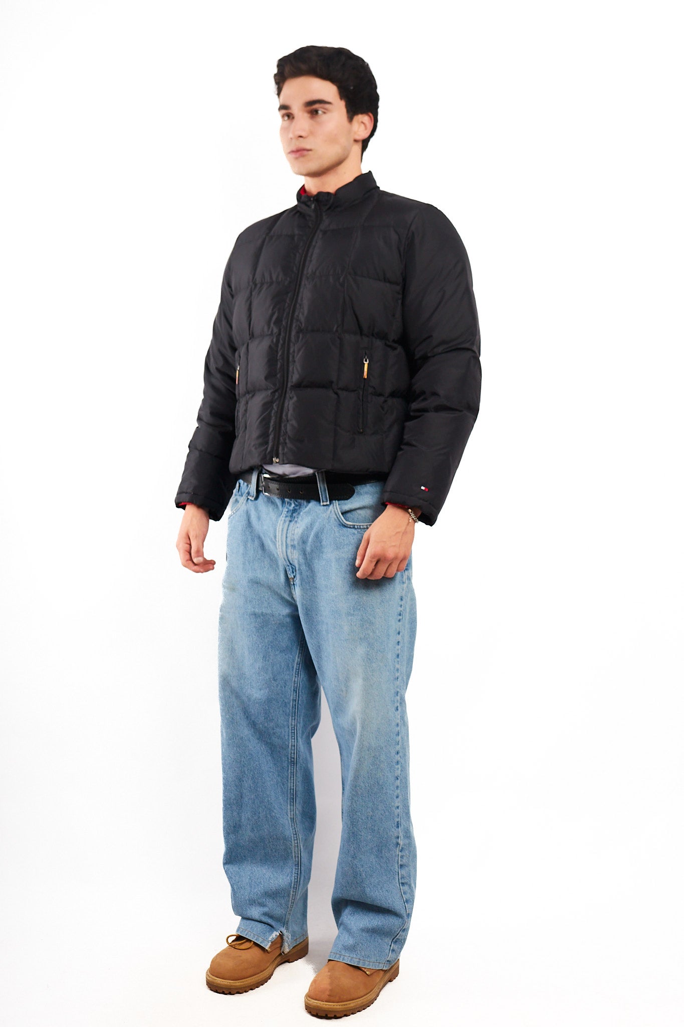 2000s Vintage Tommy Jeans Boxy Down Puffer Jacket (S/M)