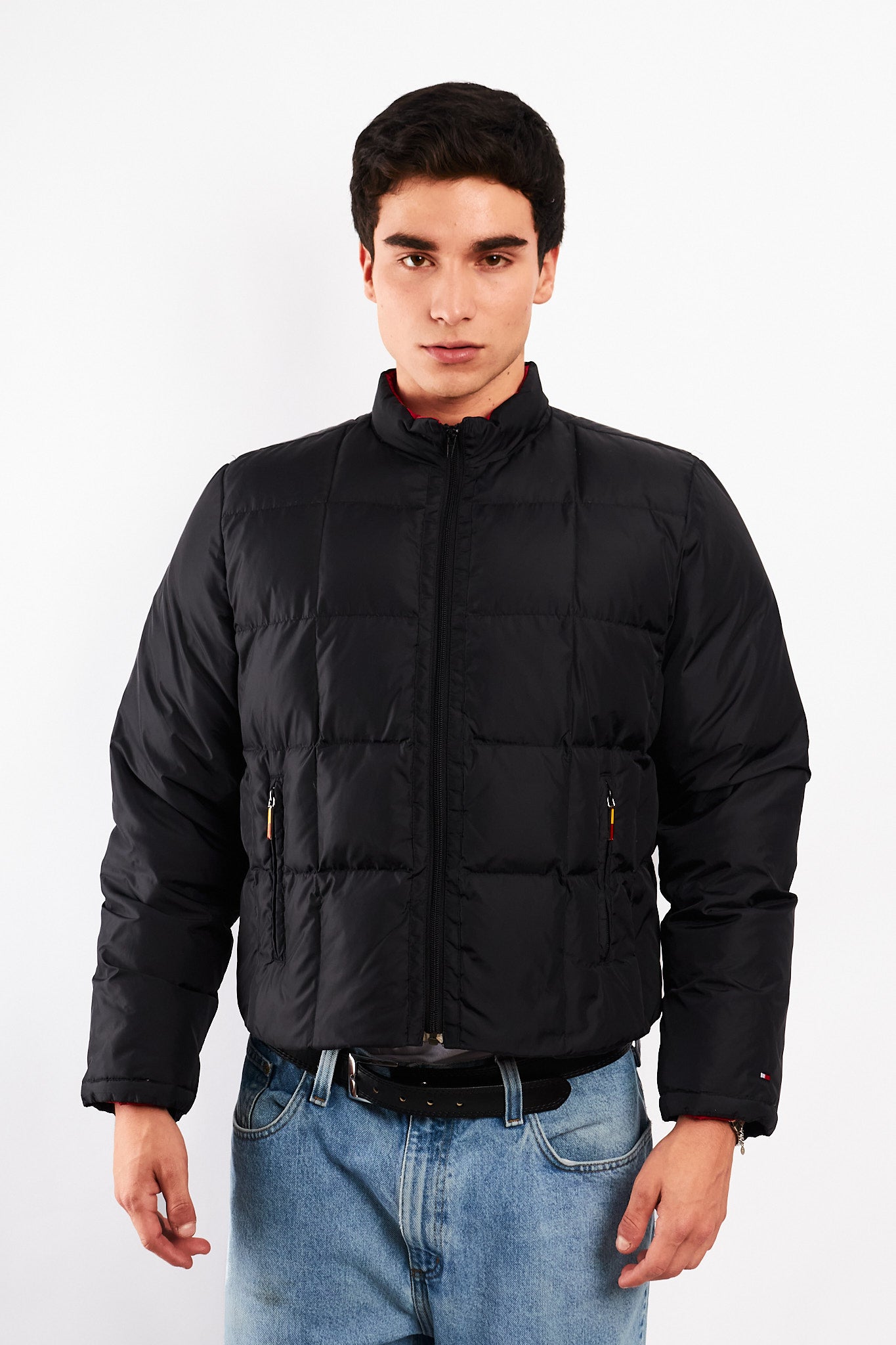 2000s Vintage Tommy Jeans Boxy Down Puffer Jacket (S/M)