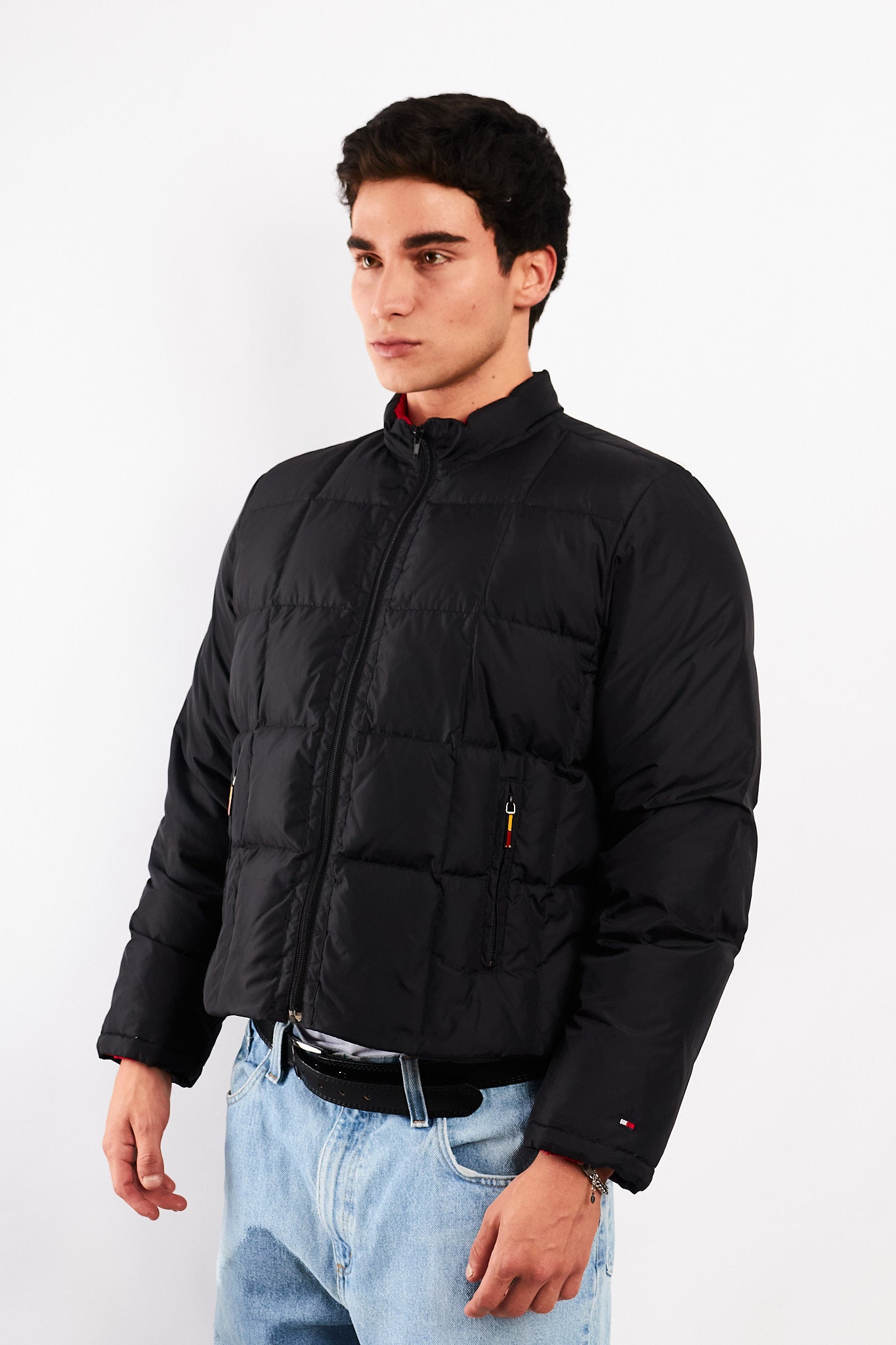 2000s Vintage Tommy Jeans Boxy Down Puffer Jacket (S/M)