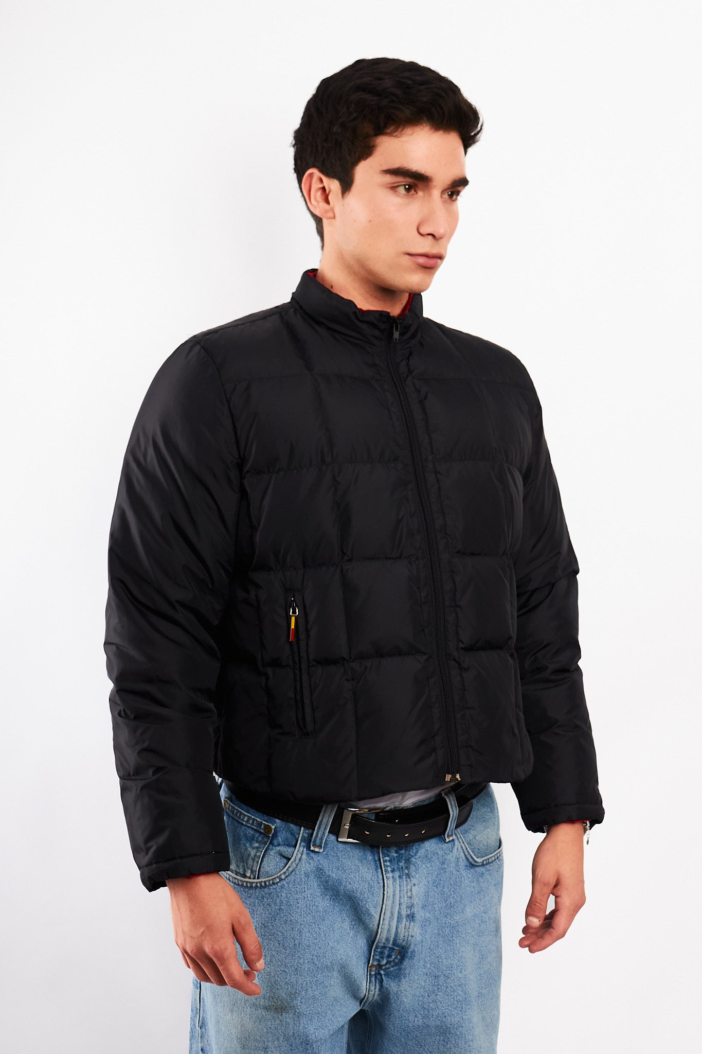 2000s Vintage Tommy Jeans Boxy Down Puffer Jacket (S/M)