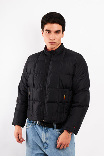 2000s Vintage Tommy Jeans Boxy Down Puffer Jacket (S/M)