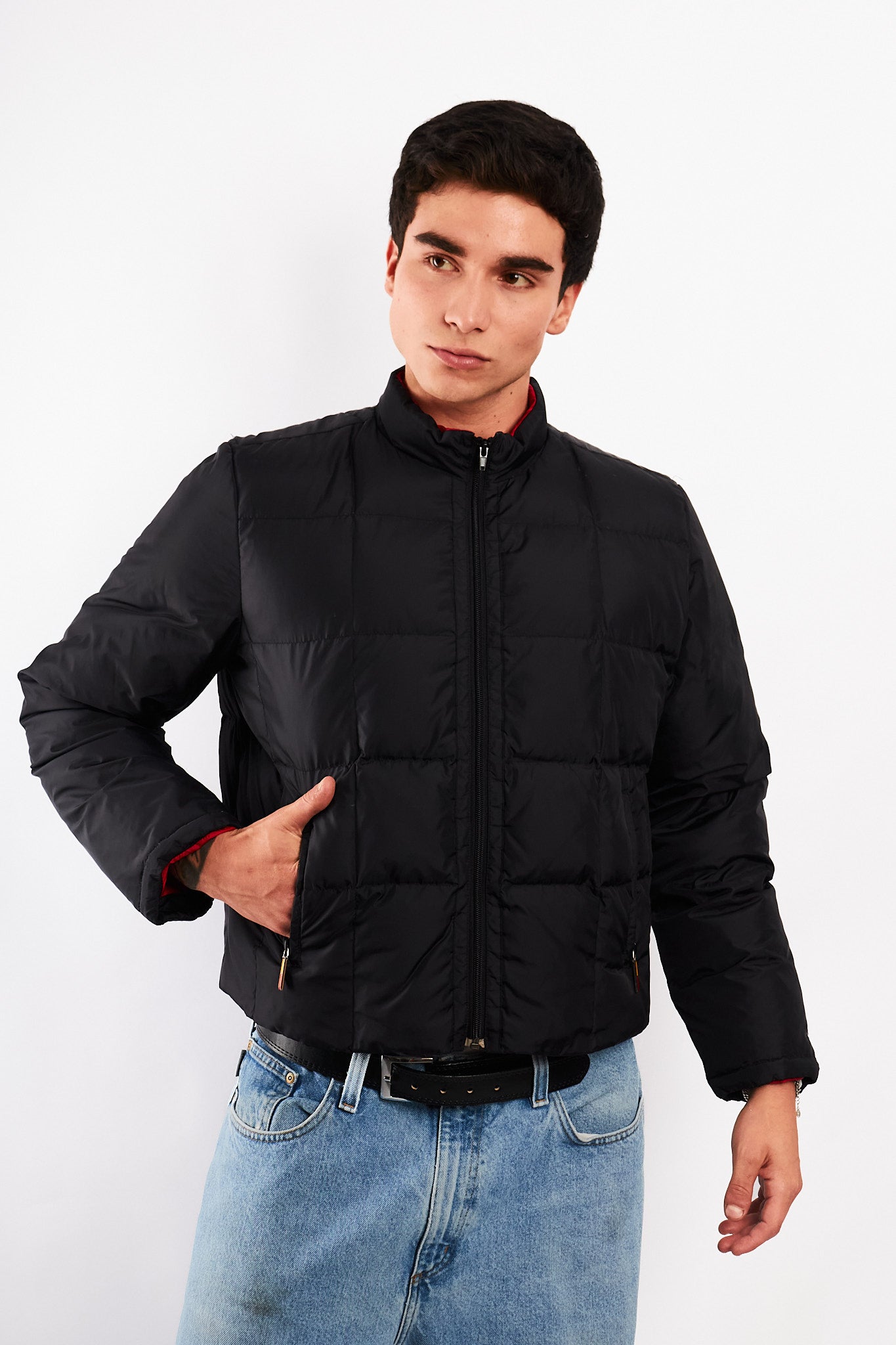 2000s Vintage Tommy Jeans Boxy Down Puffer Jacket (S/M)