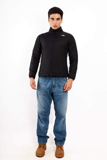 2000 Vintage The North Face Black Down Puffer Jacket (S/M)