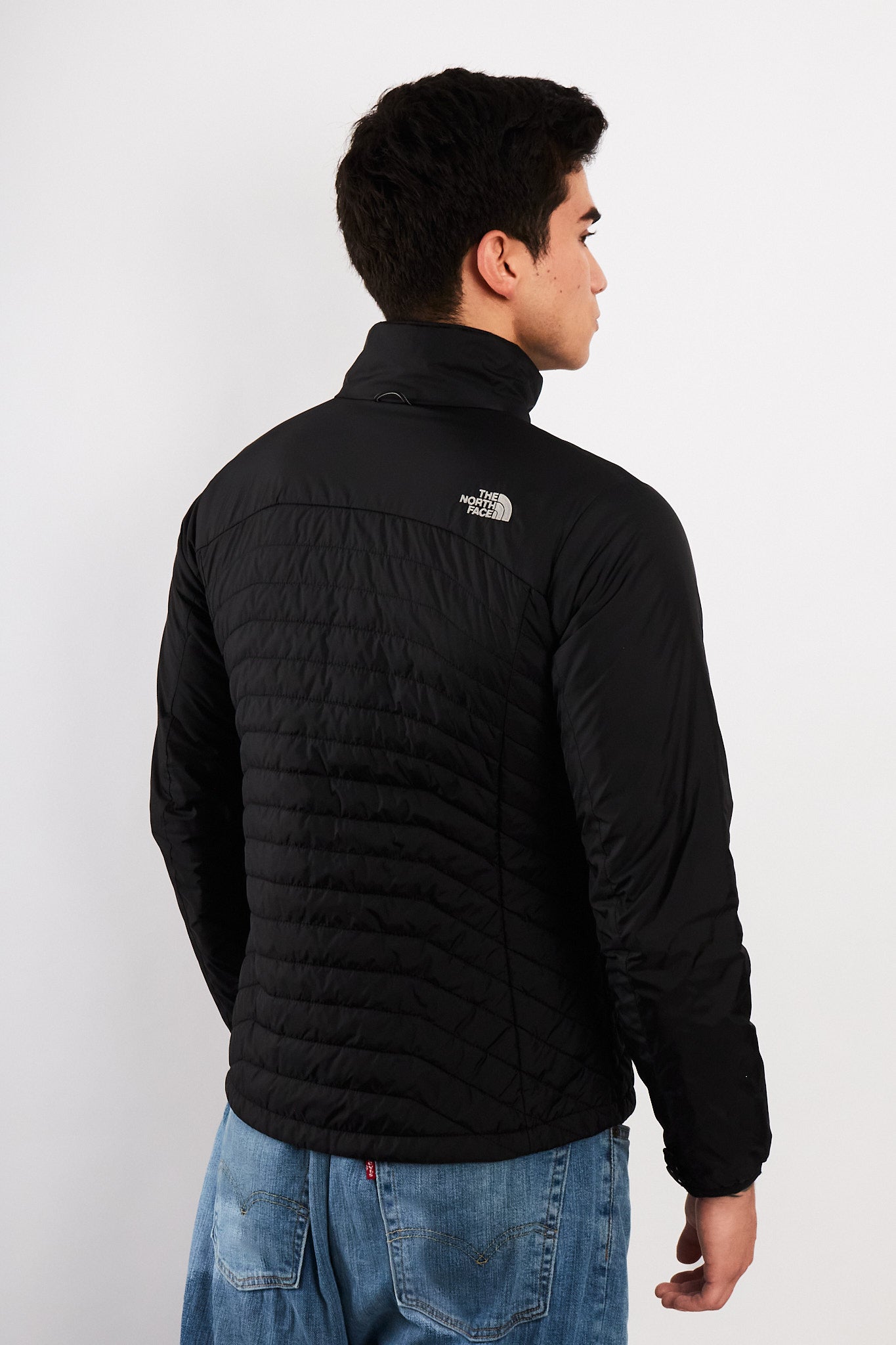 2000 Vintage The North Face Black Down Puffer Jacket (S/M)