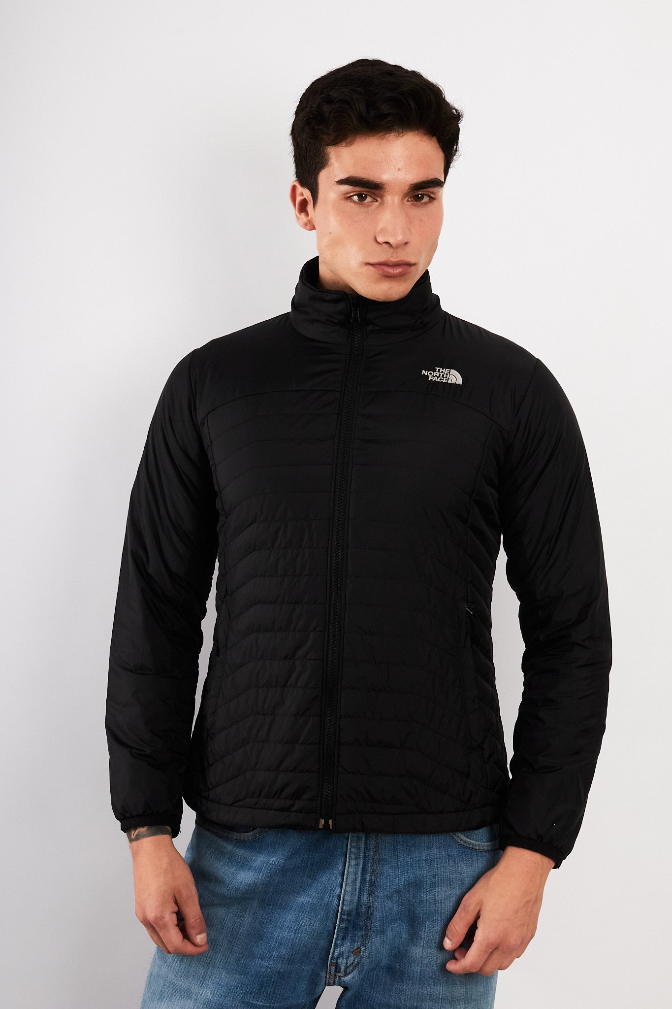 2000 Vintage The North Face Black Down Puffer Jacket (S/M)