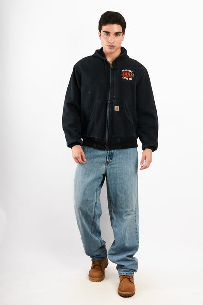 2000 Vintage Carhartt Black J131 Black Duck Active Jacket (M)