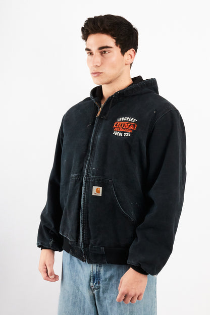 2000 Vintage Carhartt Black J131 Black Duck Active Jacket (M)