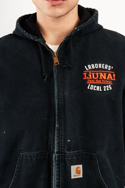 2000 Vintage Carhartt Black J131 Black Duck Active Jacket (M)