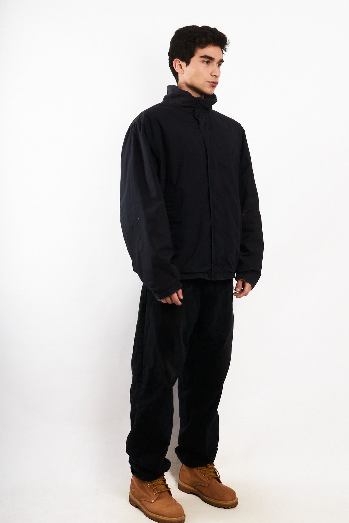 2000 Vintage Nautica Colorblock Spellout /Polar Jacket (L/XL)