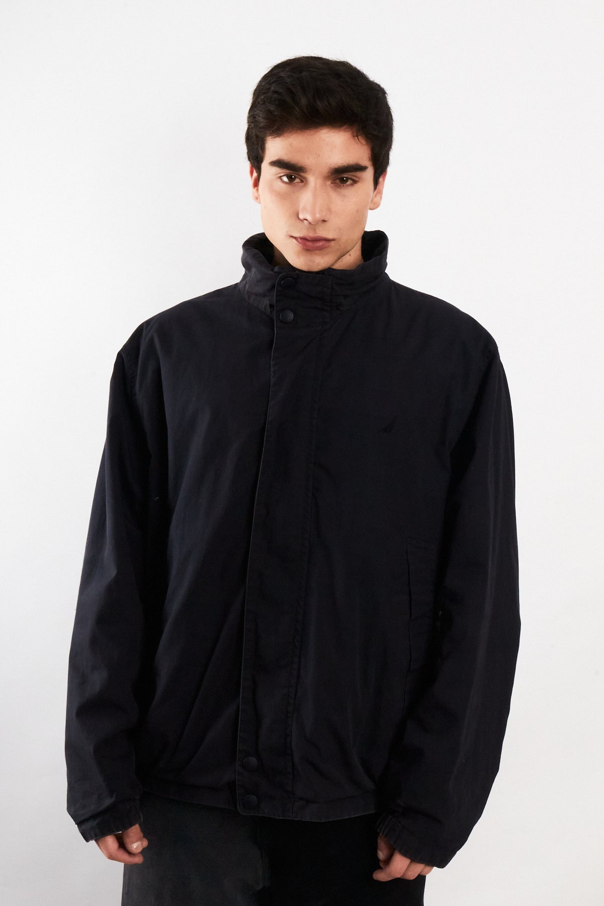 2000 Vintage Nautica Colorblock Spellout /Polar Jacket (L/XL)