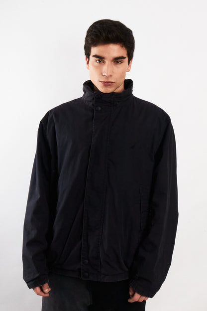 2000 Vintage Nautica Colorblock Spellout /Polar Jacket (L/XL)