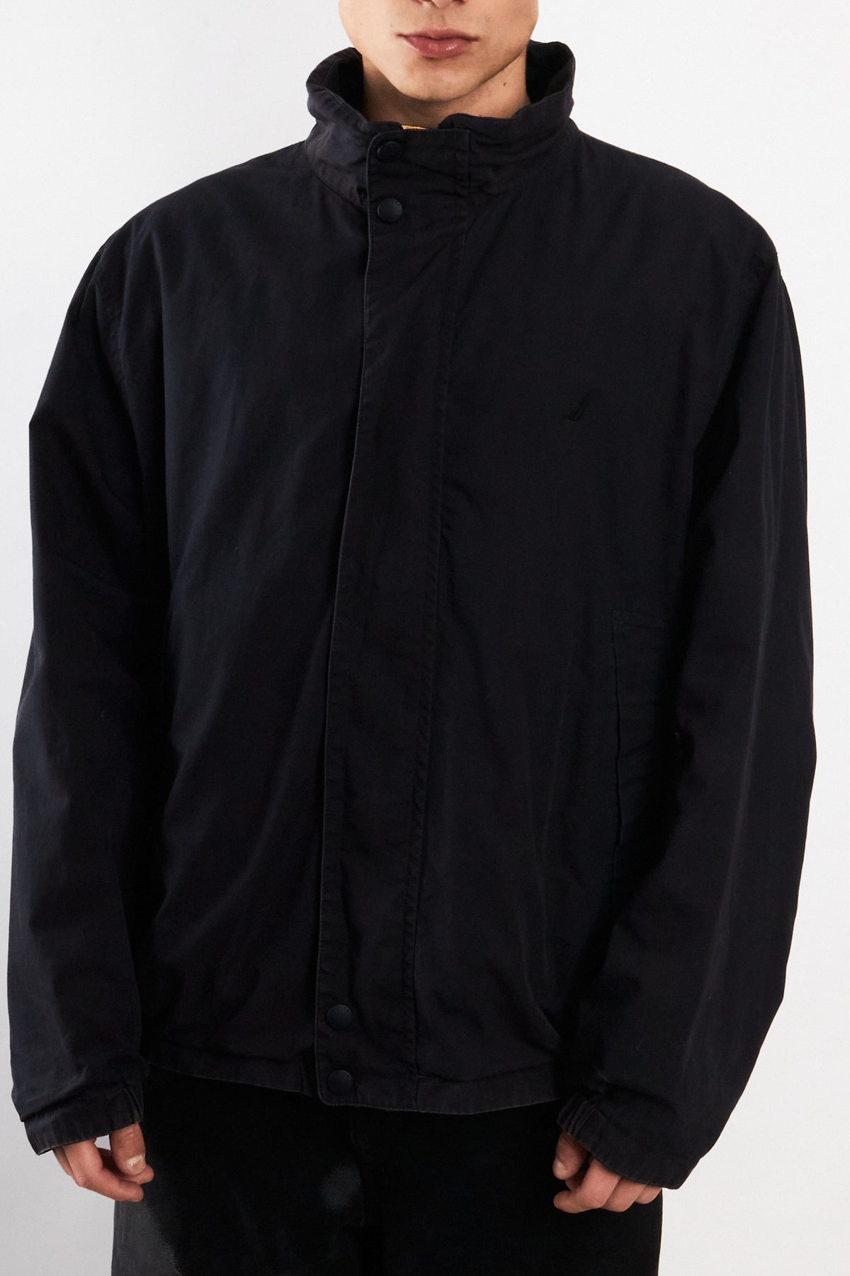 2000 Vintage Nautica Colorblock Spellout /Polar Jacket (L/XL)