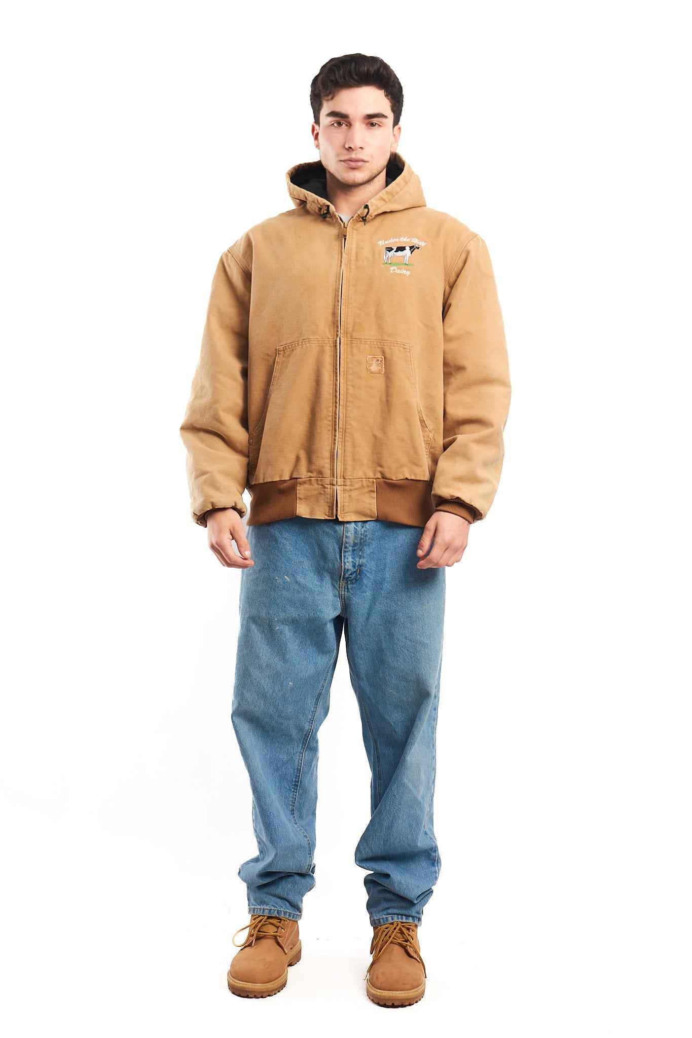 Vintage Carhartt J274 Hamilton Brown Duck Active Jacket (M/L)