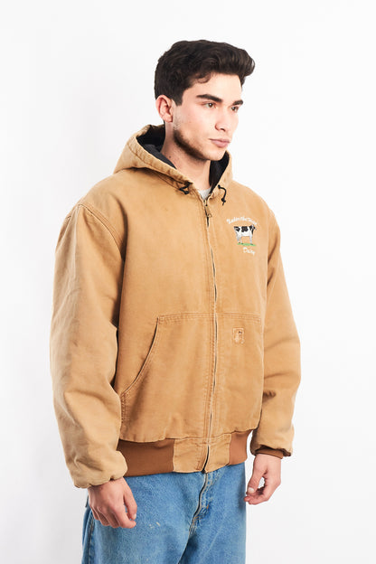 Vintage Carhartt J274 Hamilton Brown Duck Active Jacket (M/L)