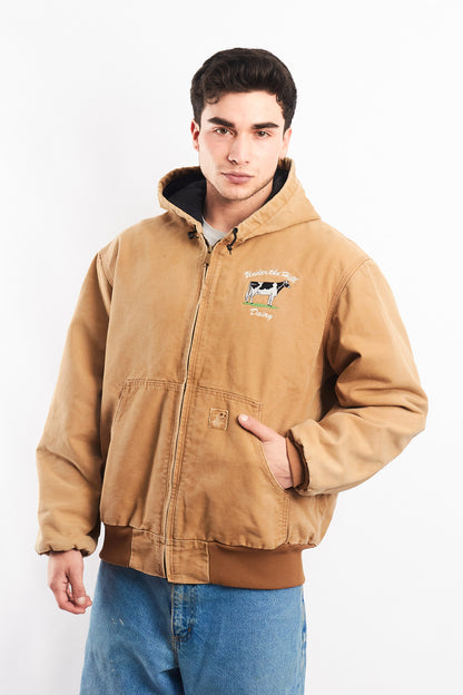 Vintage Carhartt J274 Hamilton Brown Duck Active Jacket (M/L)