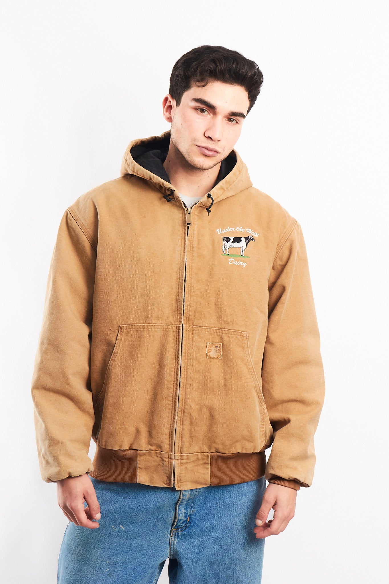Vintage Carhartt J274 Hamilton Brown Duck Active Jacket (M/L)