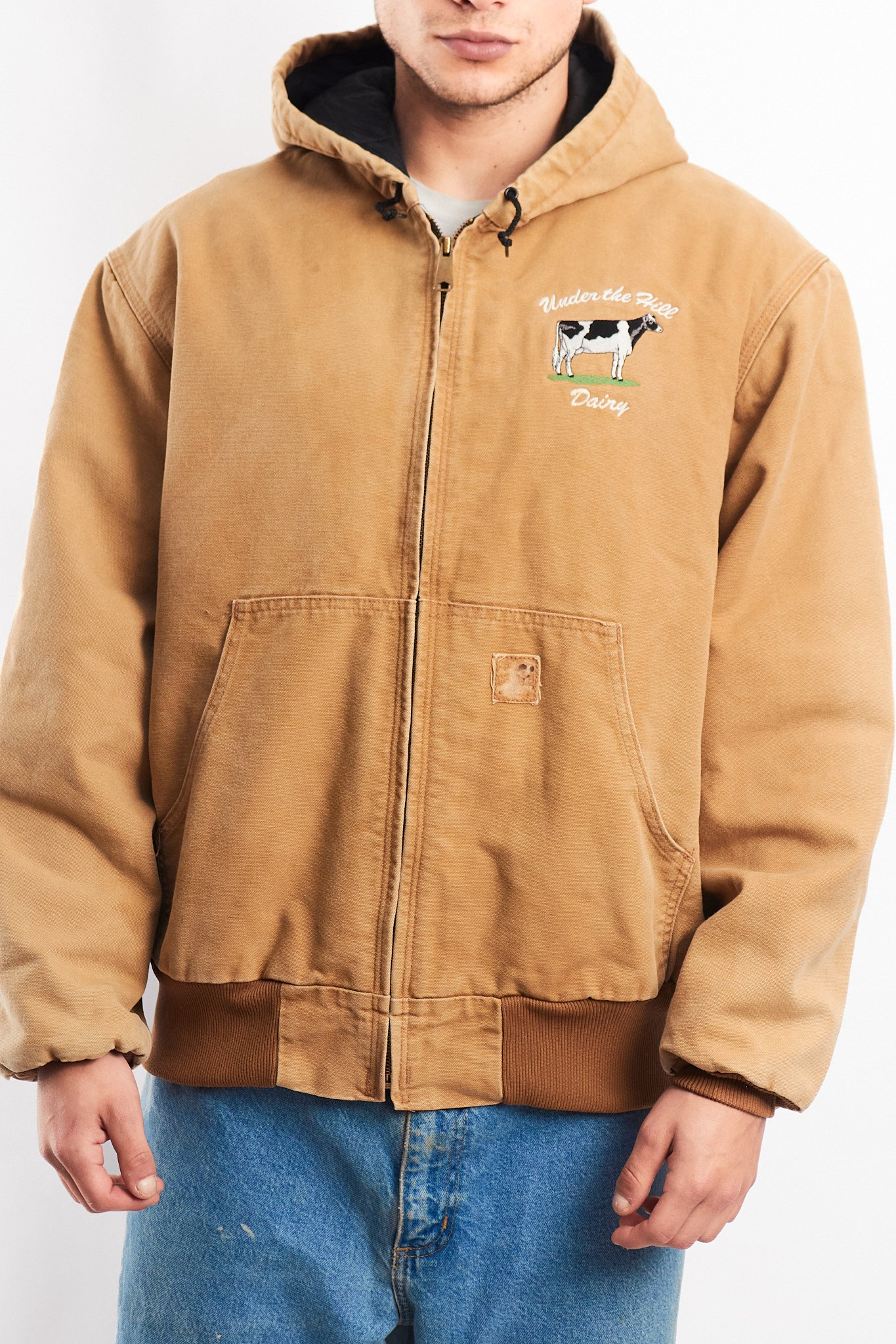 Vintage Carhartt J274 Hamilton Brown Duck Active Jacket (M/L)