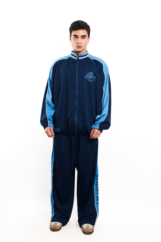 2000 Vintage NBA Los Angeles Lakers Tracksuit ( Jacket + Pant) (XL/XXL)