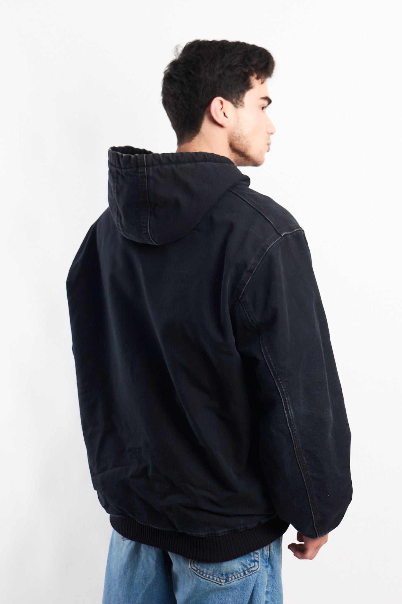 Vintage Carhartt J110 Faded Black Duck Active Jacket (XL)