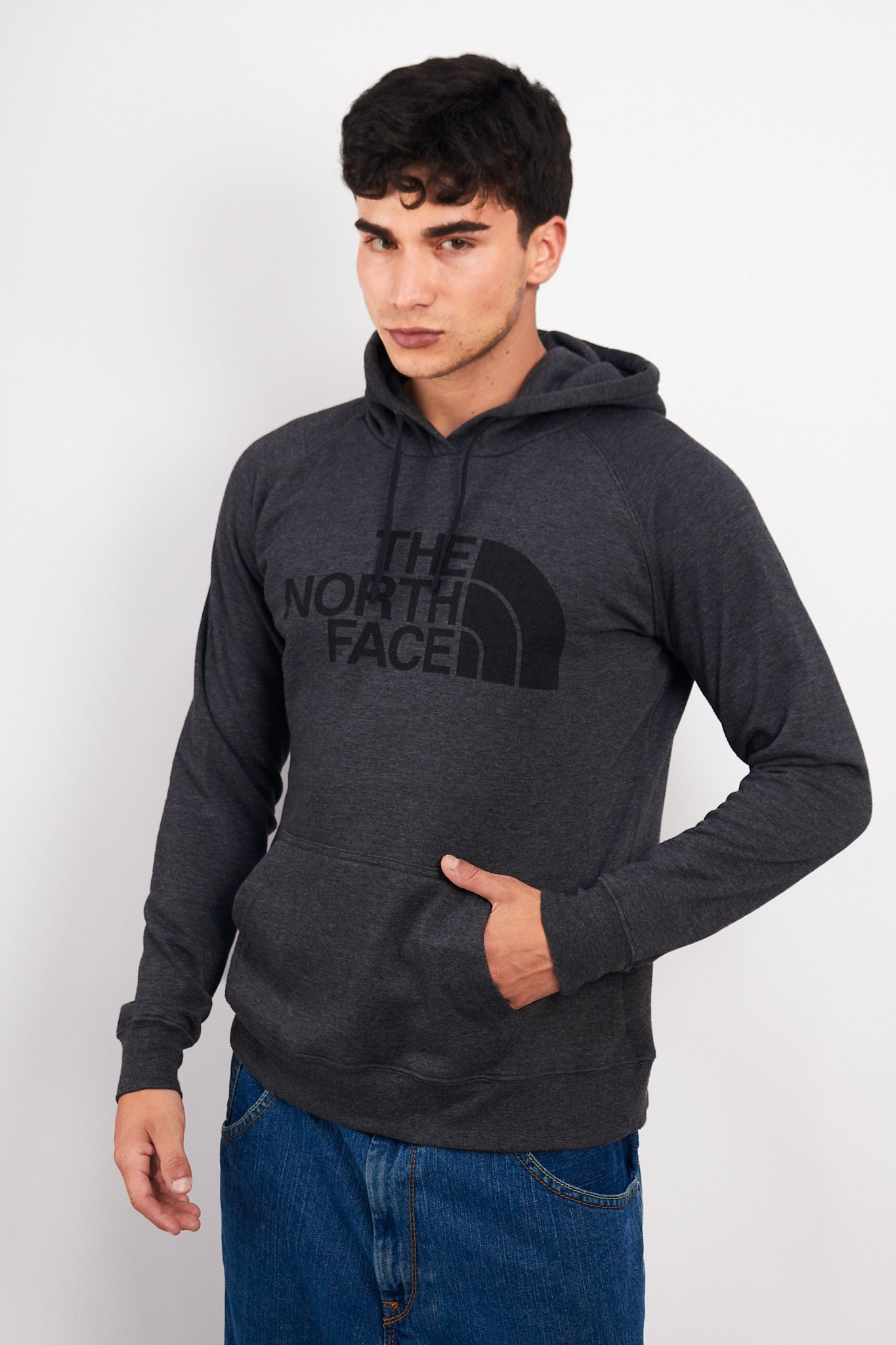 2000 The North Face Big Logo Hoodie(M/L)