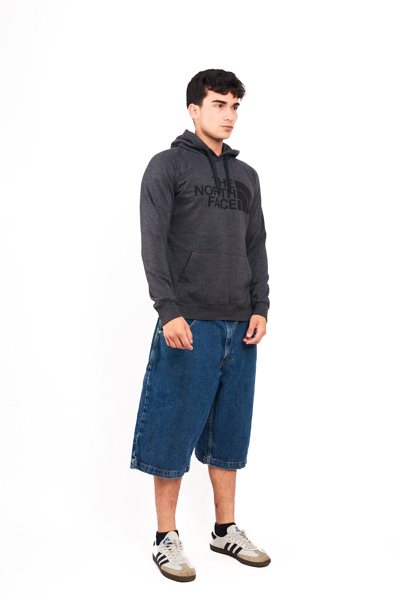 2000 The North Face Big Logo Hoodie(M/L)