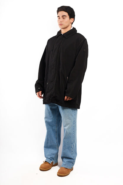 2000 Vintage Tommy Hilfiger Black Parka (L/XL)